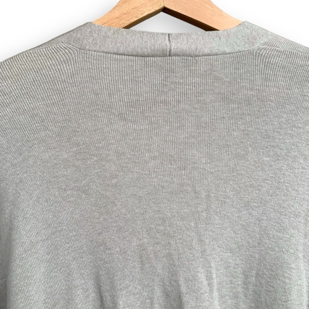 Eileen Fisher Cardigan L Pearl Cotton Silk Blend - Picture 11 of 13